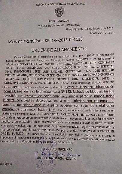 Orden De Allanamiento Aquí Se Habla Derecho 6108